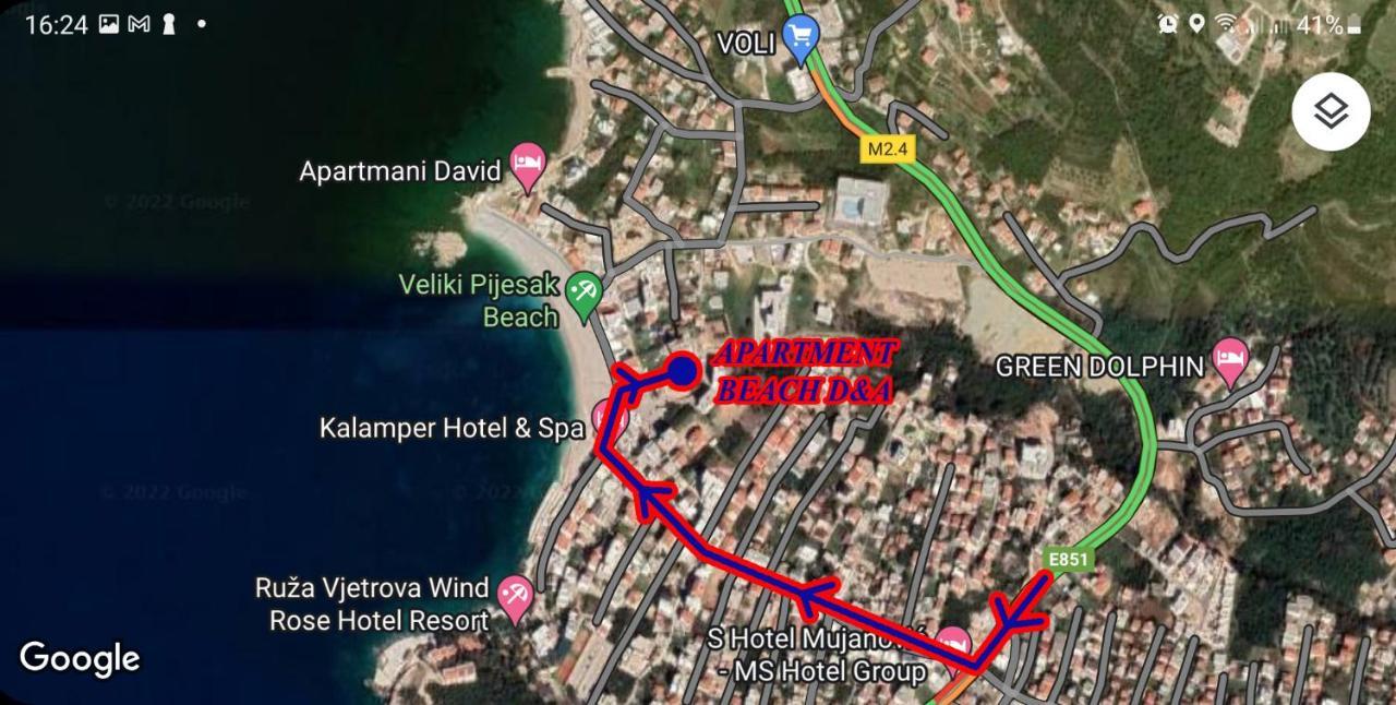 Apartment Beach D&A Bar Bagian luar foto